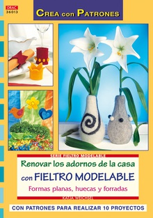 Serie Fieltro Modelable nº 13. RENOVAR LOS ADORNOS DE LA CASA CON FIELTRO MODELABLE