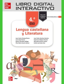 Libro digital interactivo Lengua castellana y Literatura 4.º ESO