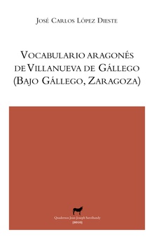 Vocabulario aragonés de Villanueva de Gállego (Bajo Gállego, Zaragoza)