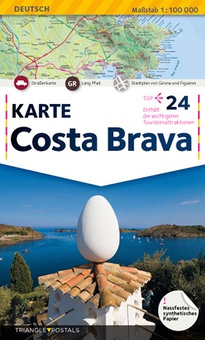 Costa Brava, landkarte