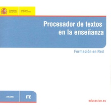 Procesador de textos en la enseñanza. Formación en red