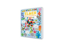 Elmer. Libro de cartón - Busca y encuentra los números de Elmer