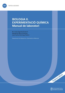 Biologia II. Experimentació química. Manual de laboratori