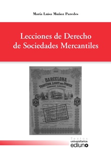 Lecciones de Derecho de Sociedades Mercantiles