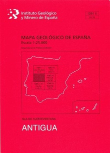 Mapa geológico de España, E 1:25.000. Hoja 1091-II, Antigua