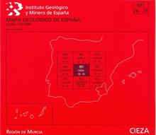 Mapa geológico de España escala 1:50.000. Edición Digital. Cieza, 891