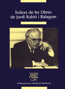 Índex de les Obres de Jordi Rubió i Balaguer