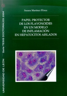 Papel protector de los flavonoides en un modelo de inflamación en hepatocito aislados