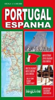 MAPA DE CARRETERAS DE ESPAÑA Y PORTUGAL (PORTUGUÉS)
